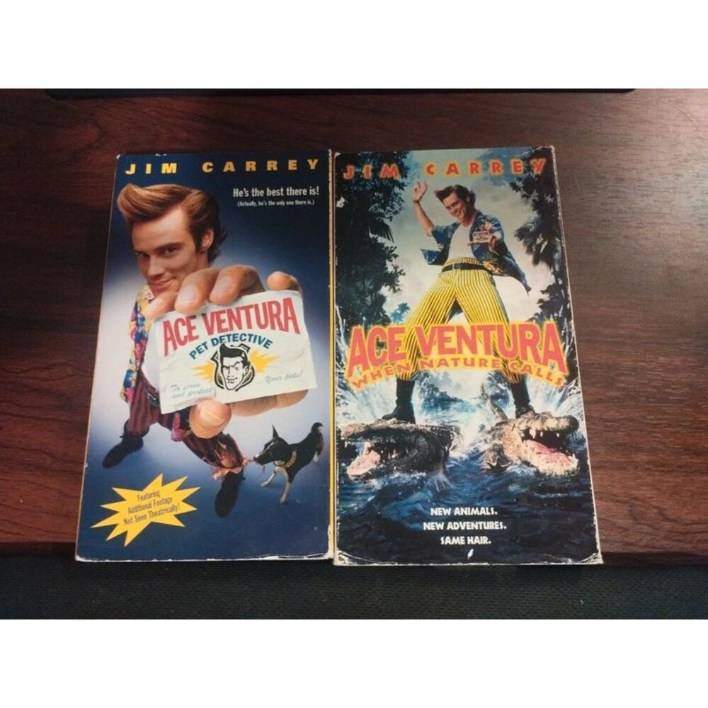 Ace Ventura & Ace Ventura: Pet Detective VHS Lot - Jim Carrey